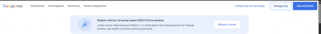 logowanie do Google Ads